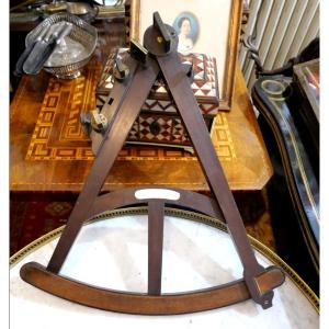 Grand octan Anglais  en acajou  XVIIIe