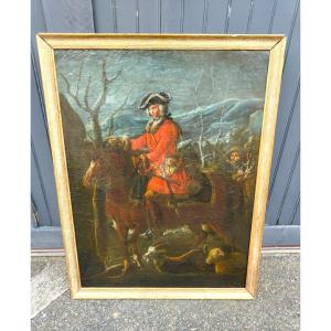 Horseback Rider, Oil On Canvas, 17th Century