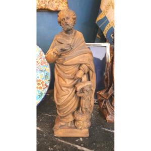 19th-century Terracotta Saint Paul