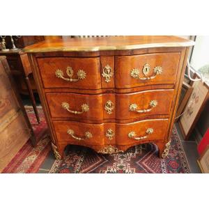 Commode placage Louis XIV