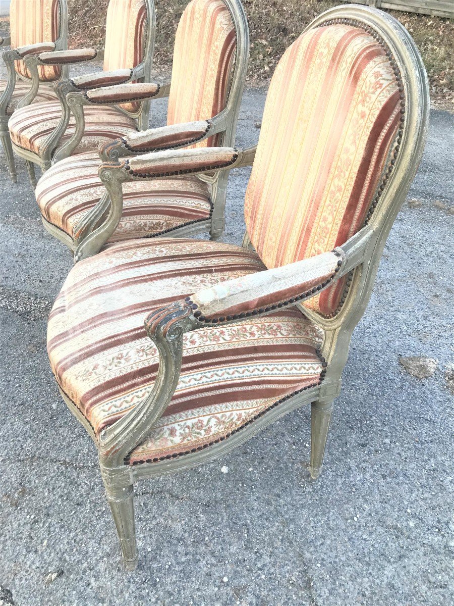 Four Transition Queen Armchairs-photo-1