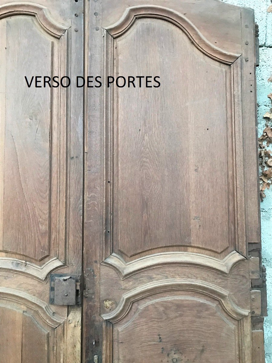 Paire de portes Louis XV époque XVIIIème siècle-photo-7