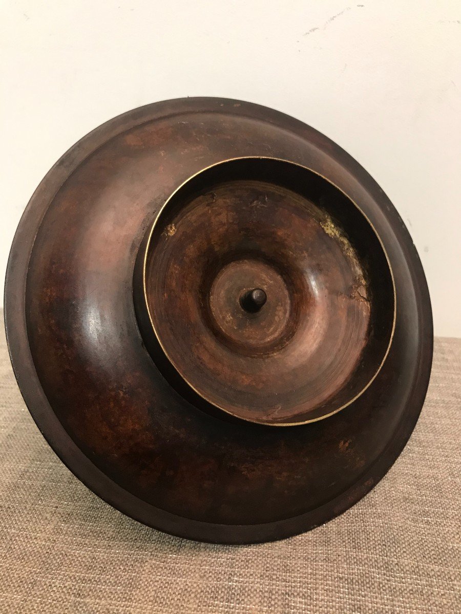 Bronze Inkwell Signed Susse Frères 19th Century-photo-4