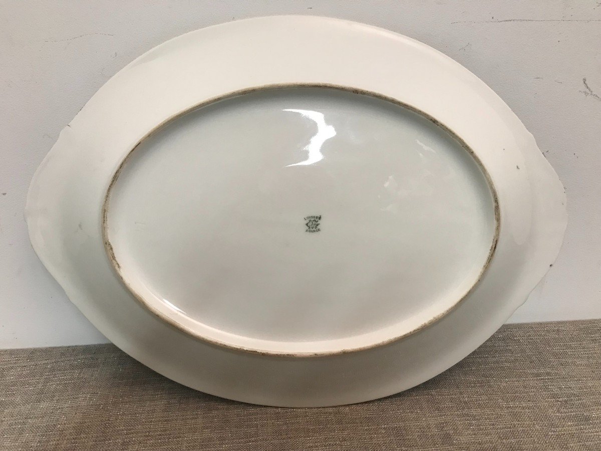 Chinese Dish In 19th Century Limoges Porcelain-photo-3