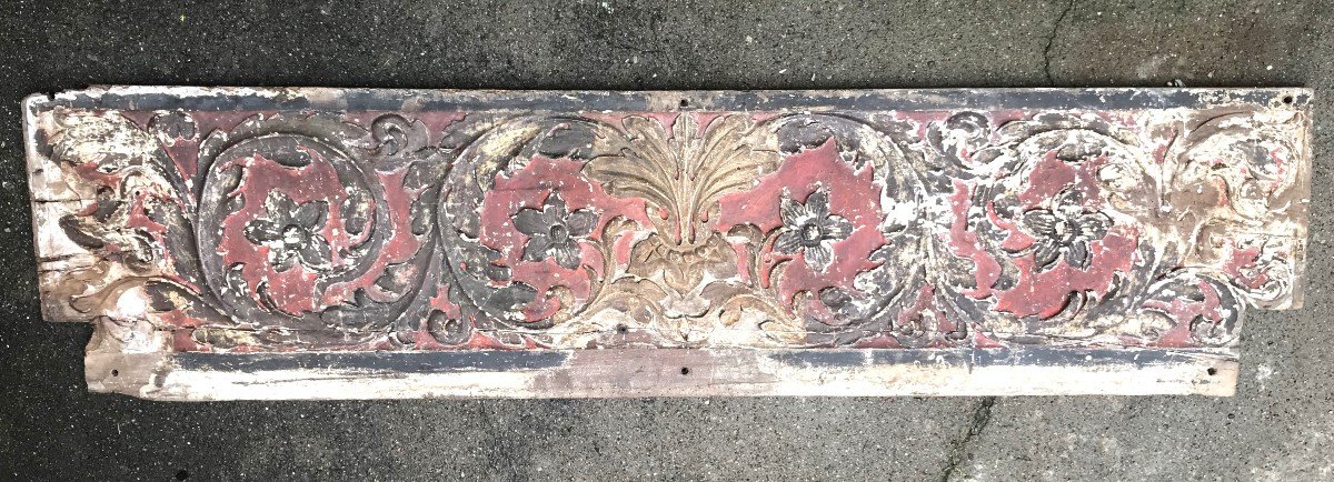 Large Carved Walnut Panel 18th Century