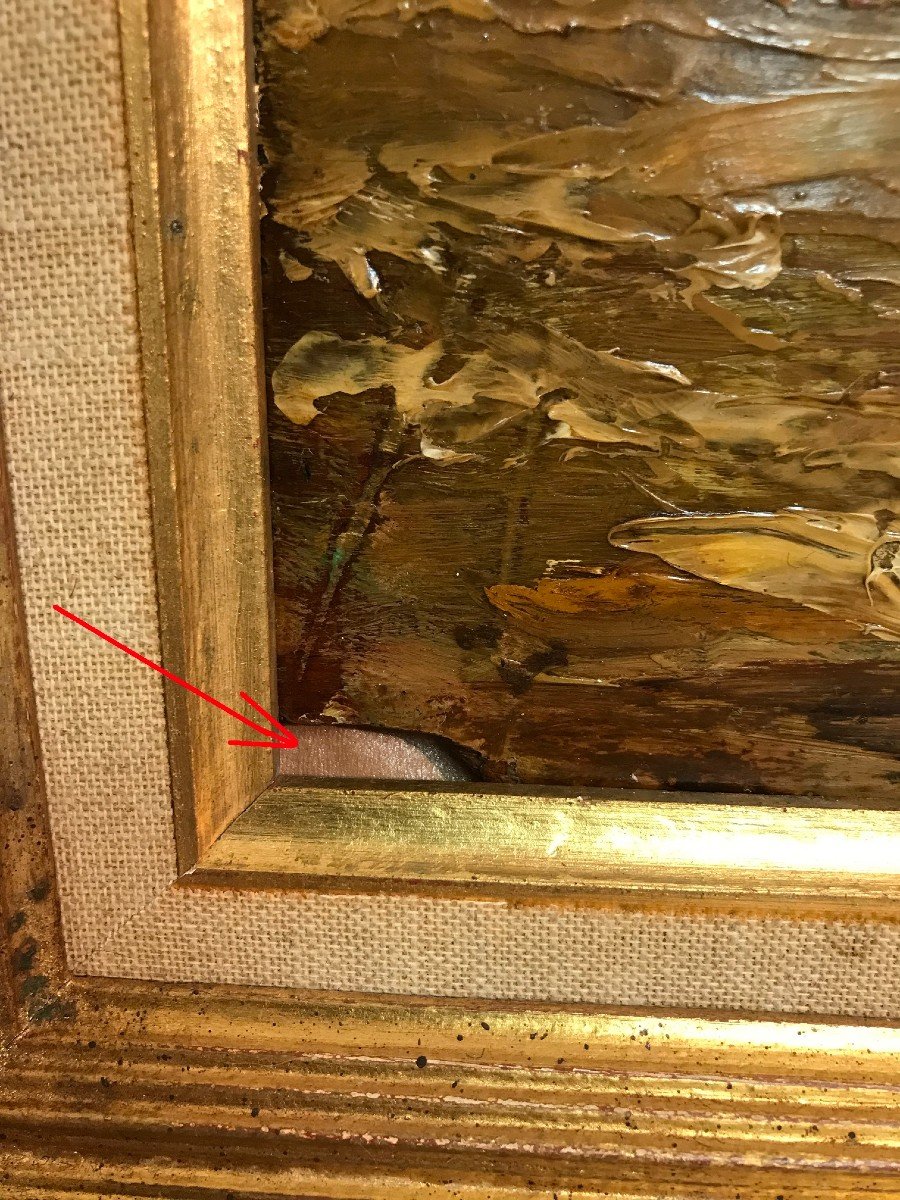 Oil Painting On Panel Adolphe Monticelli-photo-5