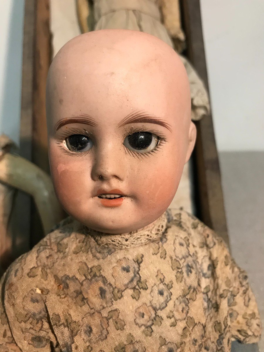 Armand Marseille And Sfbj Porcelain Dolls Early 20th Century-photo-1