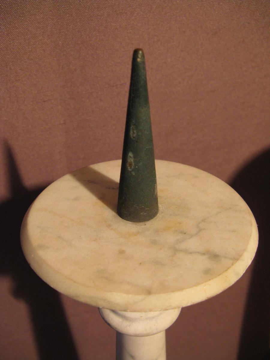 Pair Of Marble Candles Pikes-photo-3