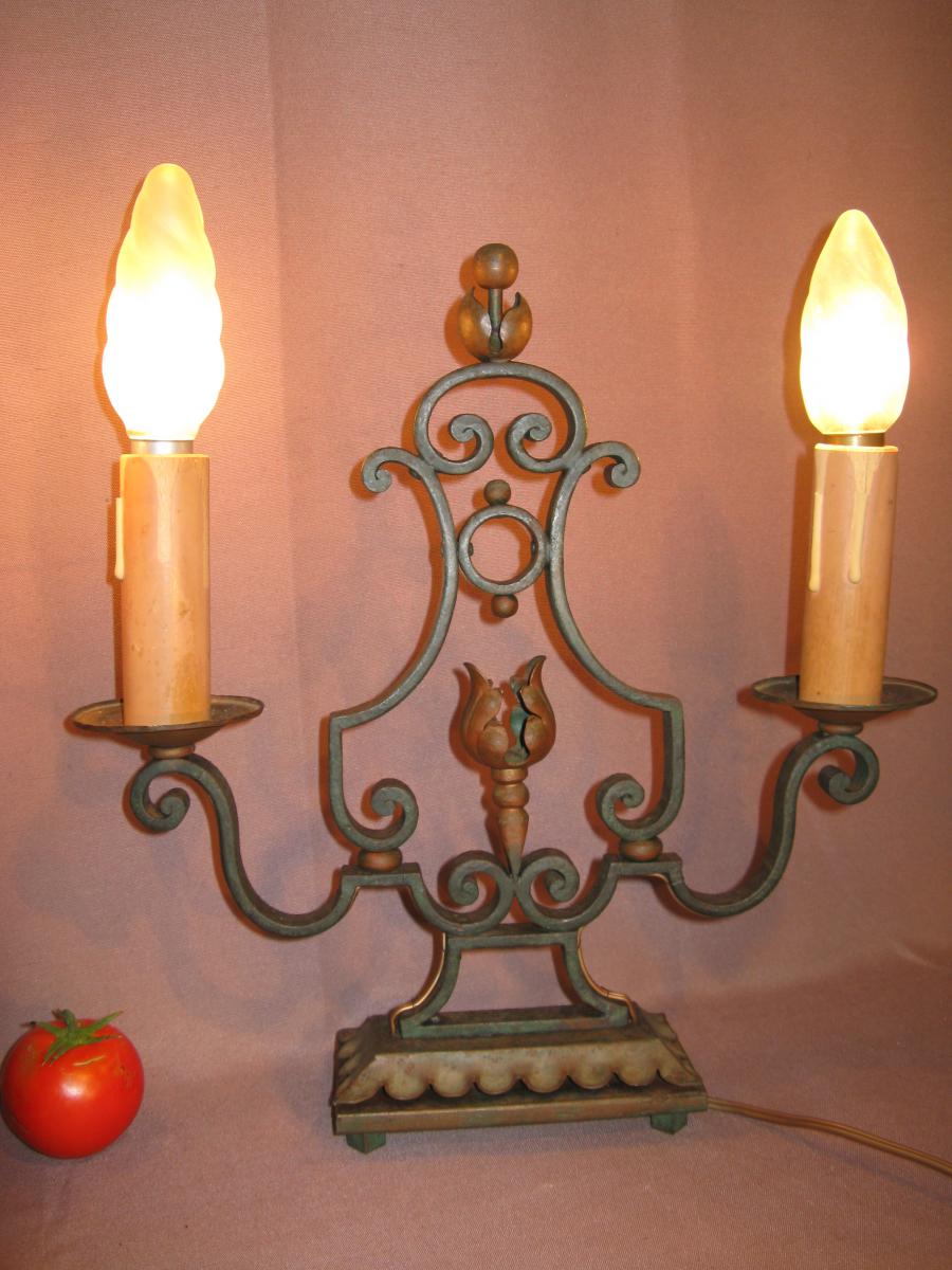 Wrought Iron Candelabras-photo-2