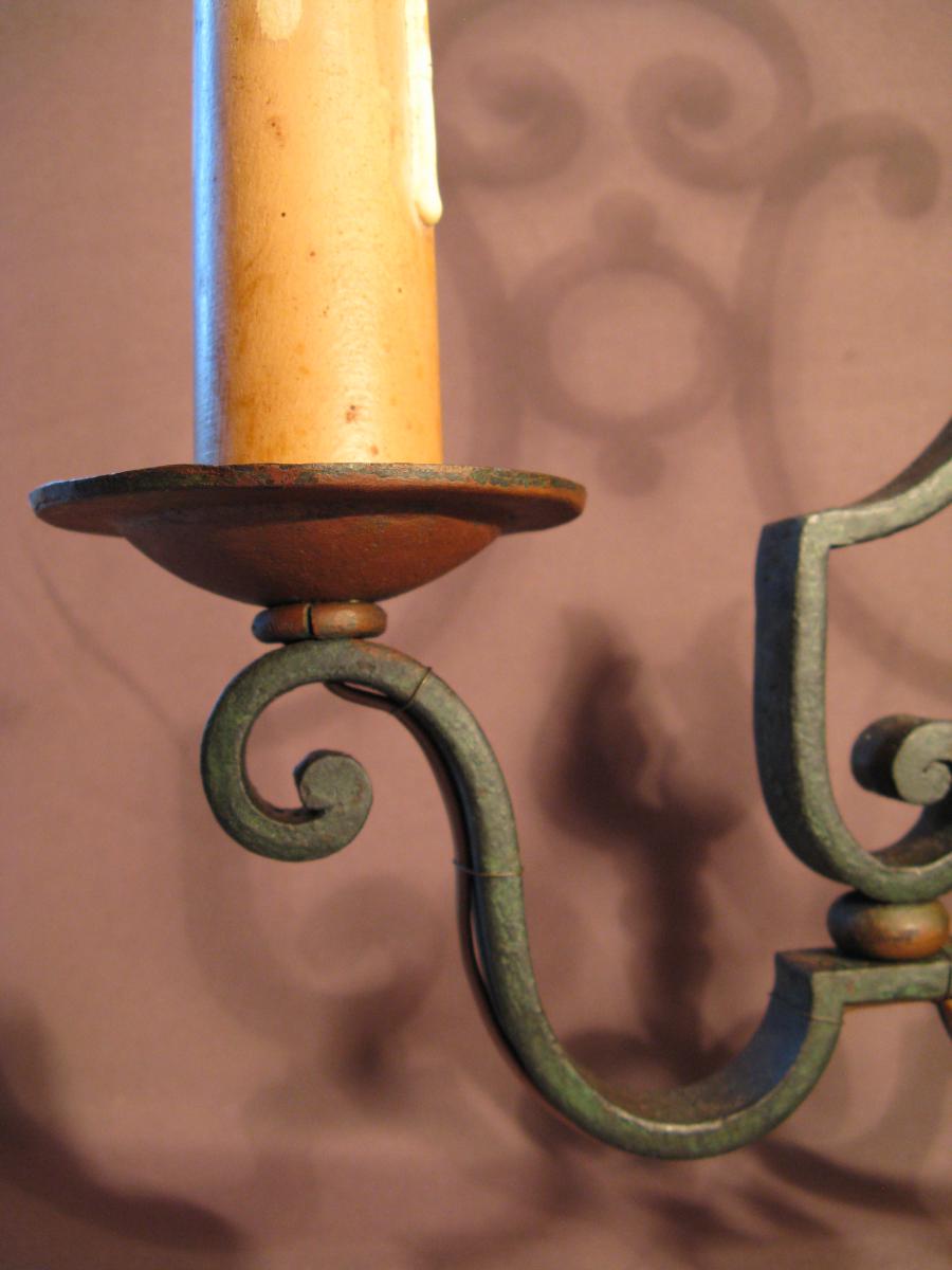 Wrought Iron Candelabras-photo-2