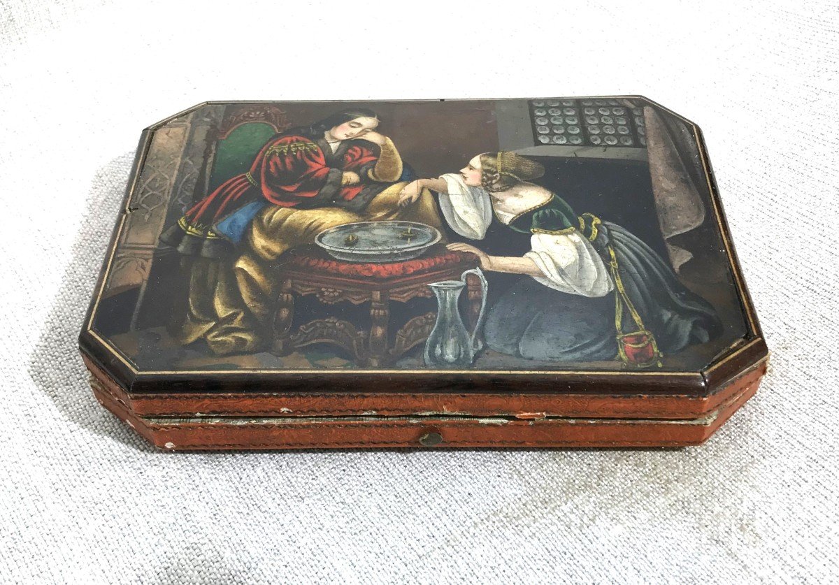 Coffret à bijoux peinture Renaissance Hollandaise
