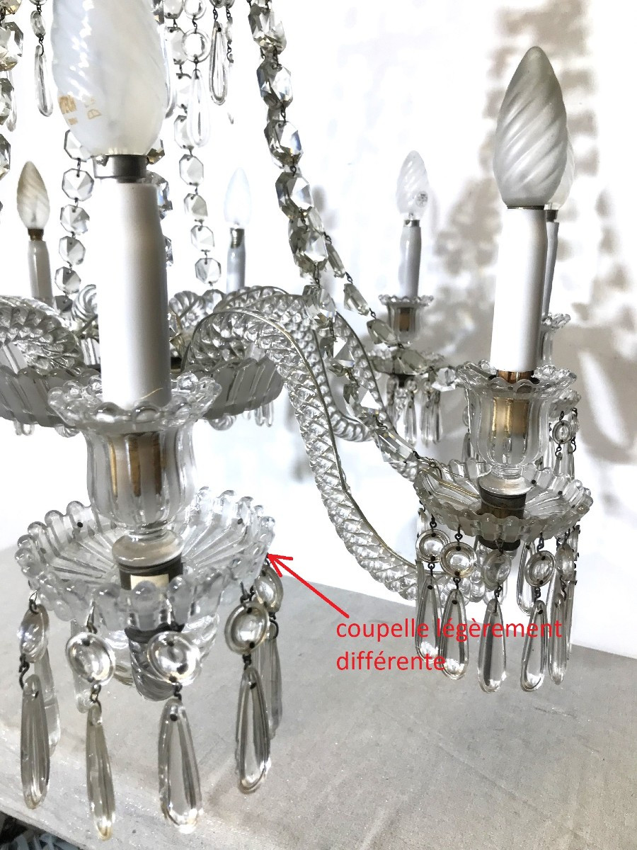 Lustre de Baccarat 19ème siècle-photo-6