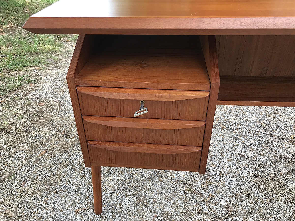 Bureau en teck par Gunnar Nielsen 1960-photo-1