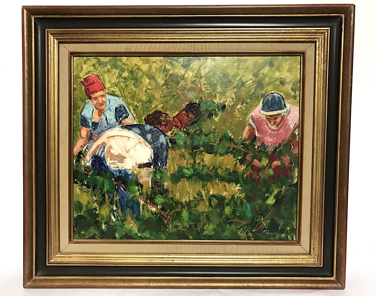 Painting The Harvest By Richard Catala