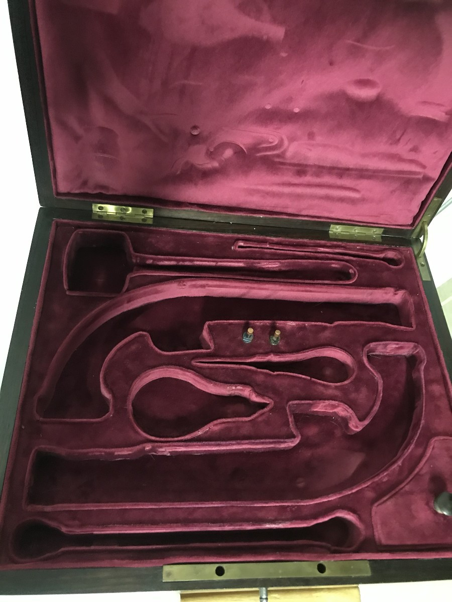 Coffret de pistolets 19ème siècle-photo-3
