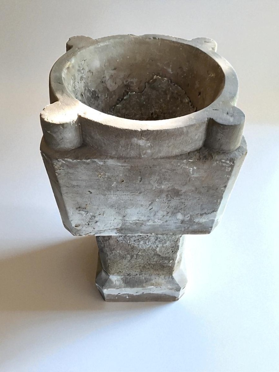 Stone Chapel Baptismal Font Or Holy Water Font-photo-8