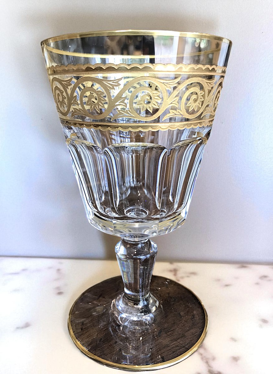 12 Baccarat Crystal Water Glasses, Eldorado Model-photo-3