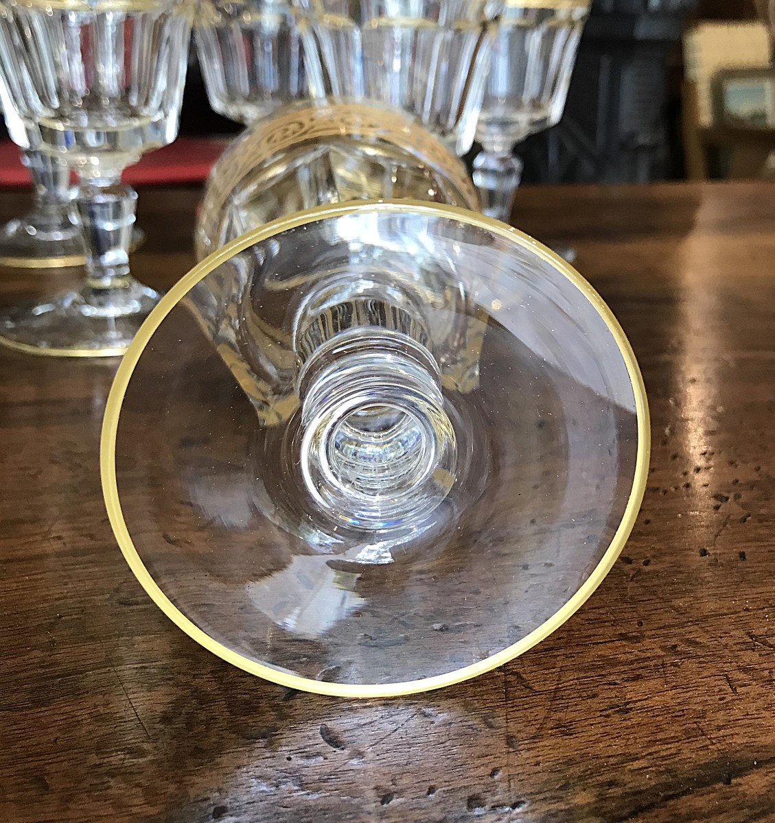 12 Baccarat Crystal Water Glasses, Eldorado Model-photo-4