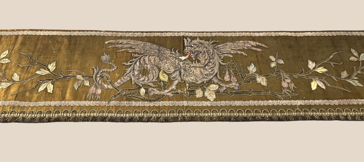 Embroidered Dragon Wall Hanging-photo-2
