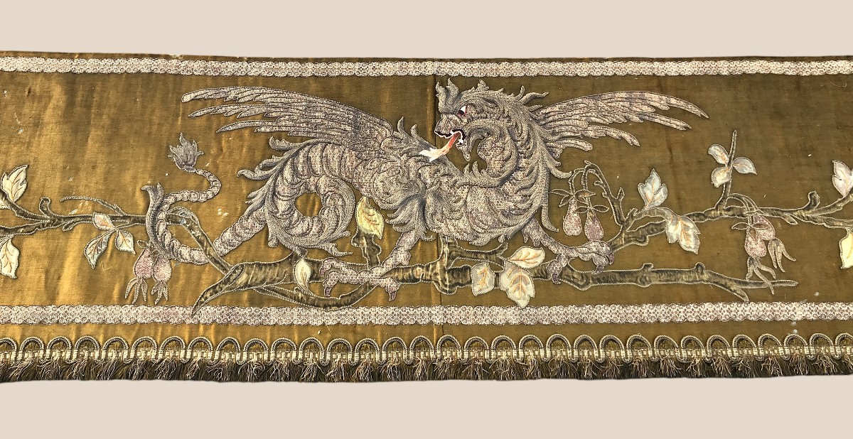 Embroidered Dragon Wall Hanging-photo-3