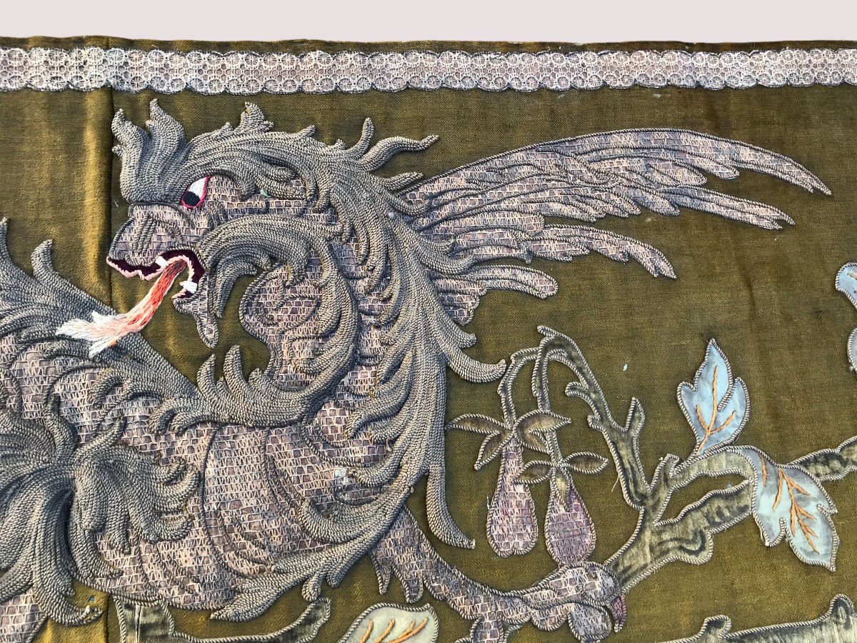Embroidered Dragon Wall Hanging-photo-5