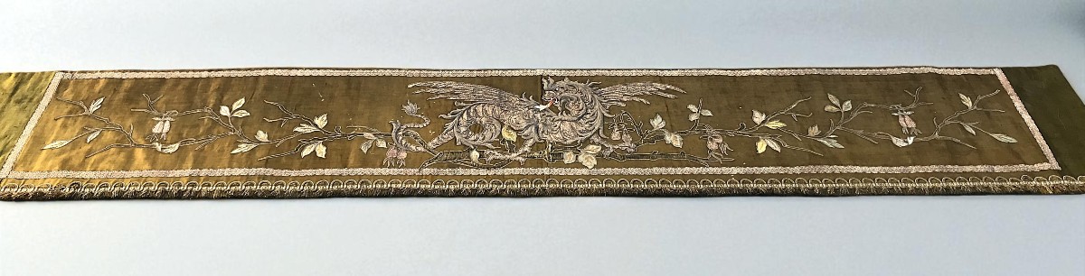 Embroidered Dragon Wall Hanging