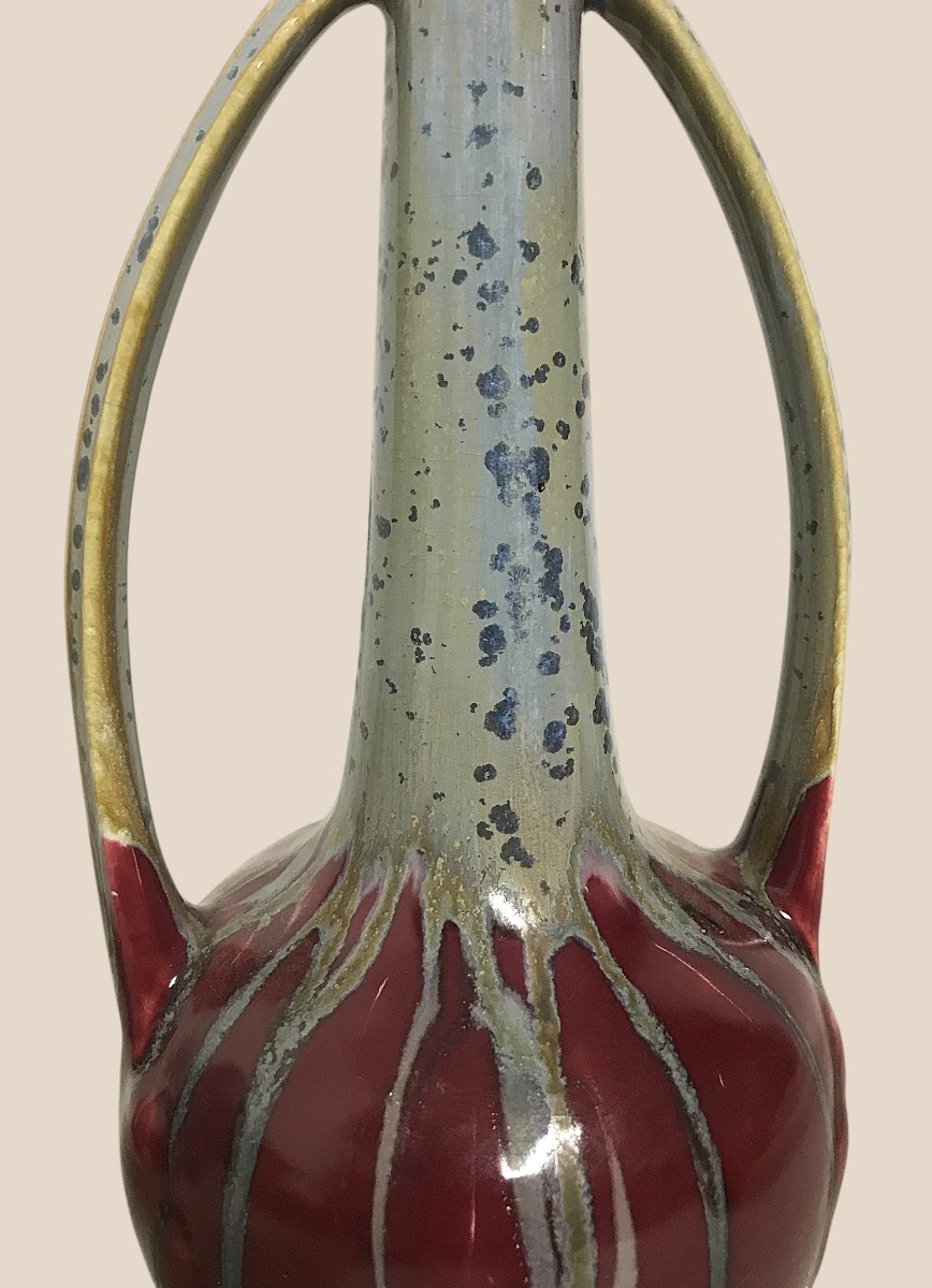 Gustave De Bruyn Ceramic Vase-photo-2