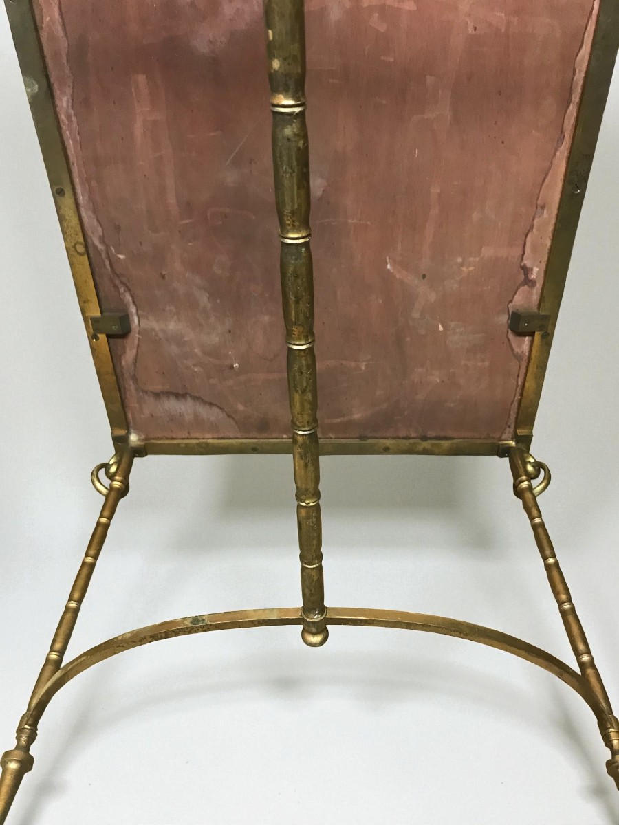 Table basse en bronze et laque décor Japonisant d'après Bagues-photo-4