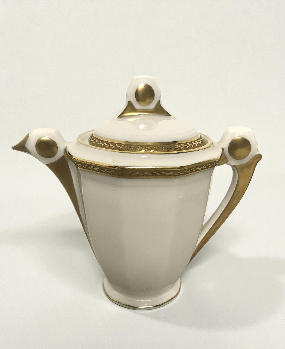 Art Deco Limoges Porcelain Coffee Service-photo-1
