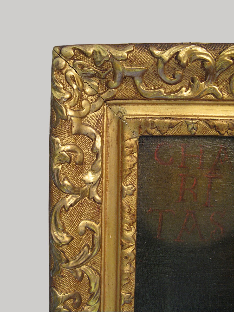 Tableau huile sur toile l'extase de saint Augustin -photo-2