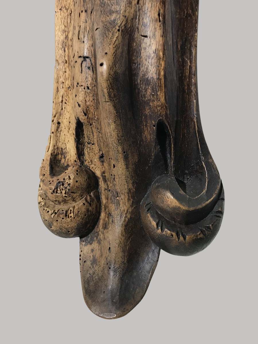 Cariatide ange haute époque fin 16ème - début 17ème-photo-3