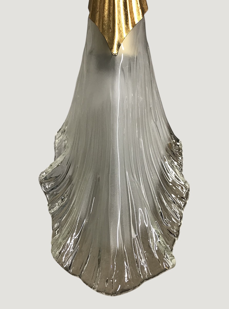 Grand lustre année 70 verrerie Murano Euro lamp Art Firenze-photo-4