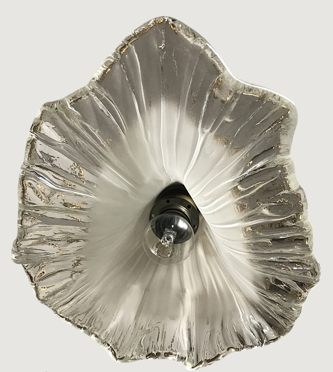 Grand lustre année 70 verrerie Murano Euro lamp Art Firenze-photo-5