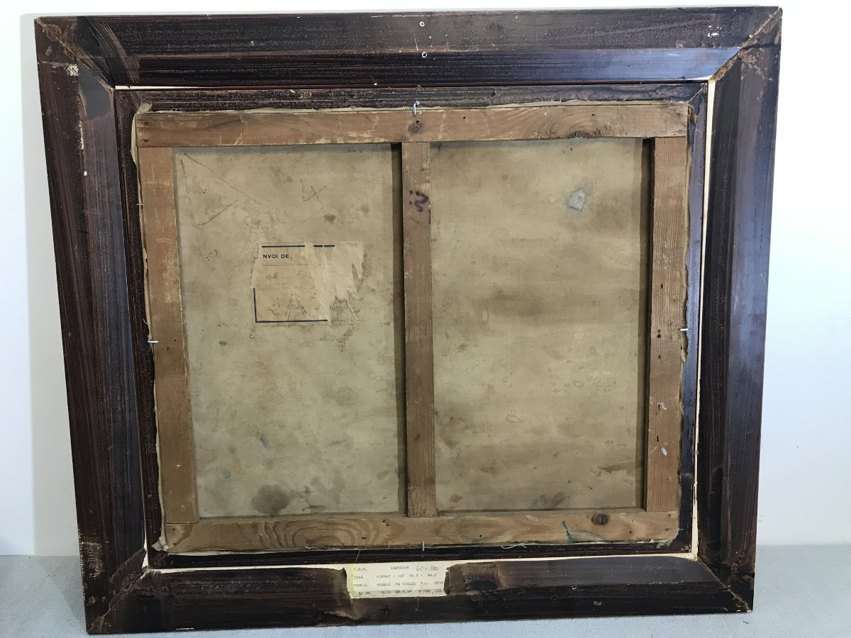 Oil Painting On Canvas, Landscape By Albert Falte, 1946-photo-4