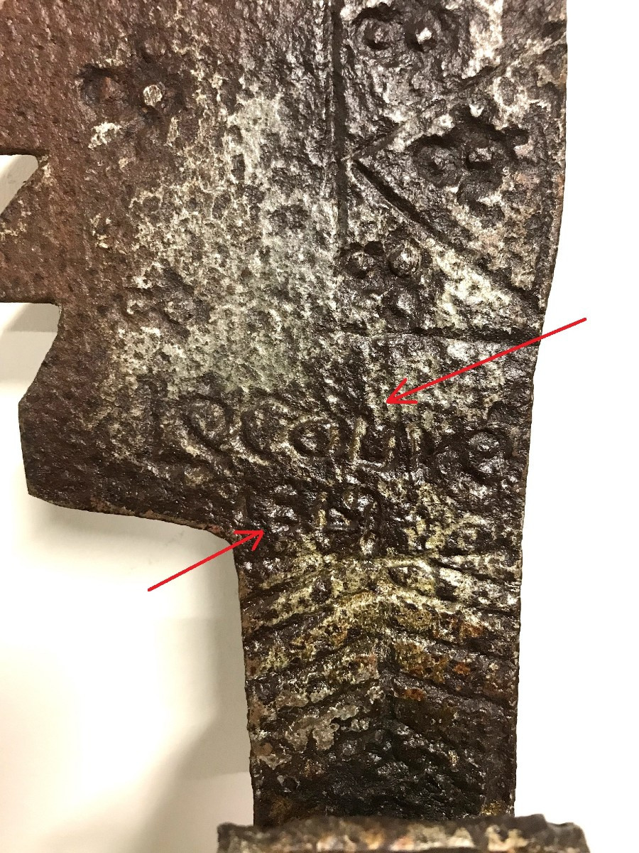 Crémaillère fer forgé 19ème Siècle-photo-5