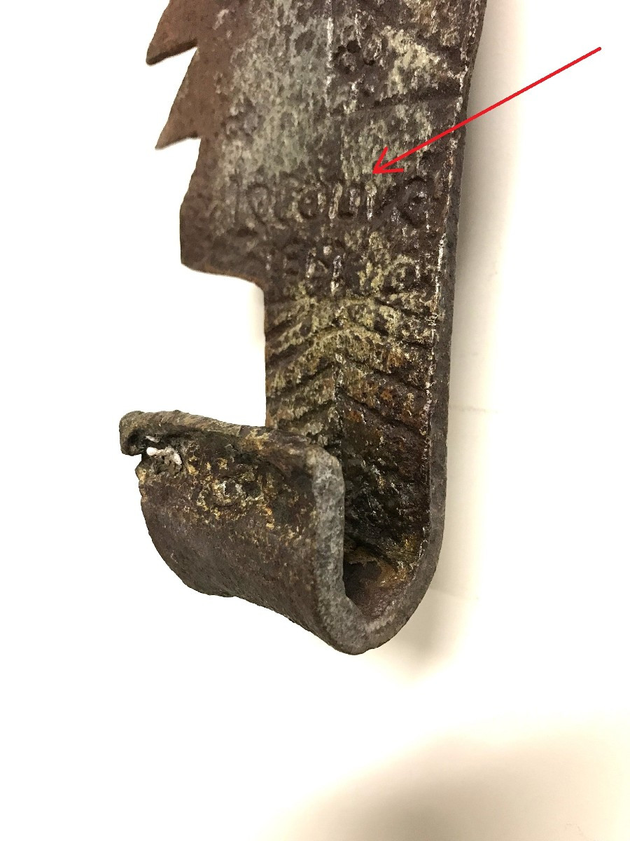 Crémaillère fer forgé 19ème Siècle-photo-6