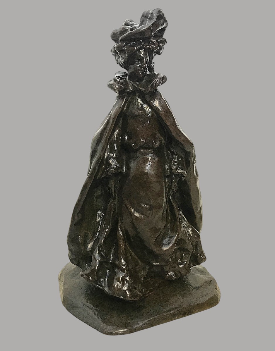 Sculpture bronze la Parisienne par Louis Dejean