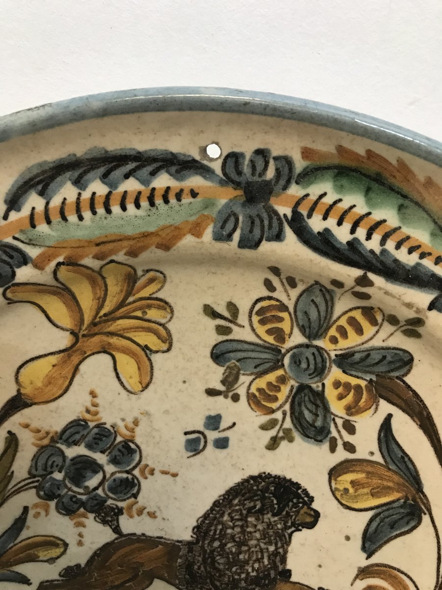Ceramic Dish Spain Talavera ? 17th Or 18th Century-photo-4