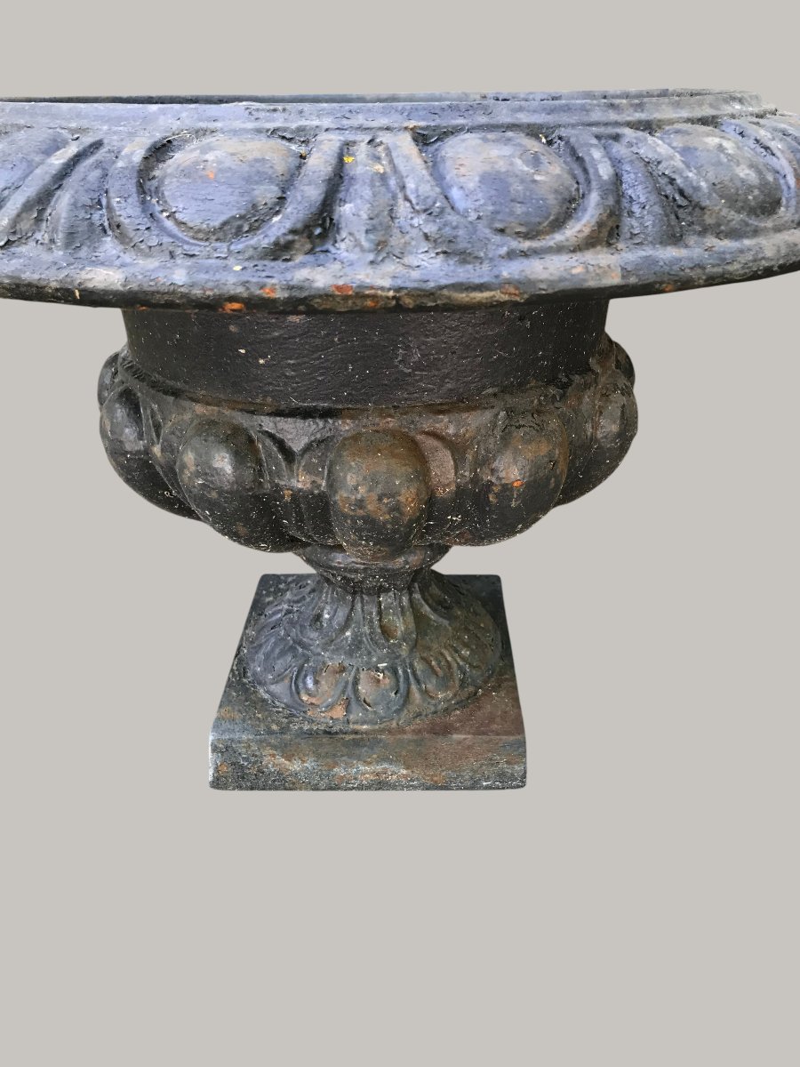 Quatre vases médicis en fonte-photo-4