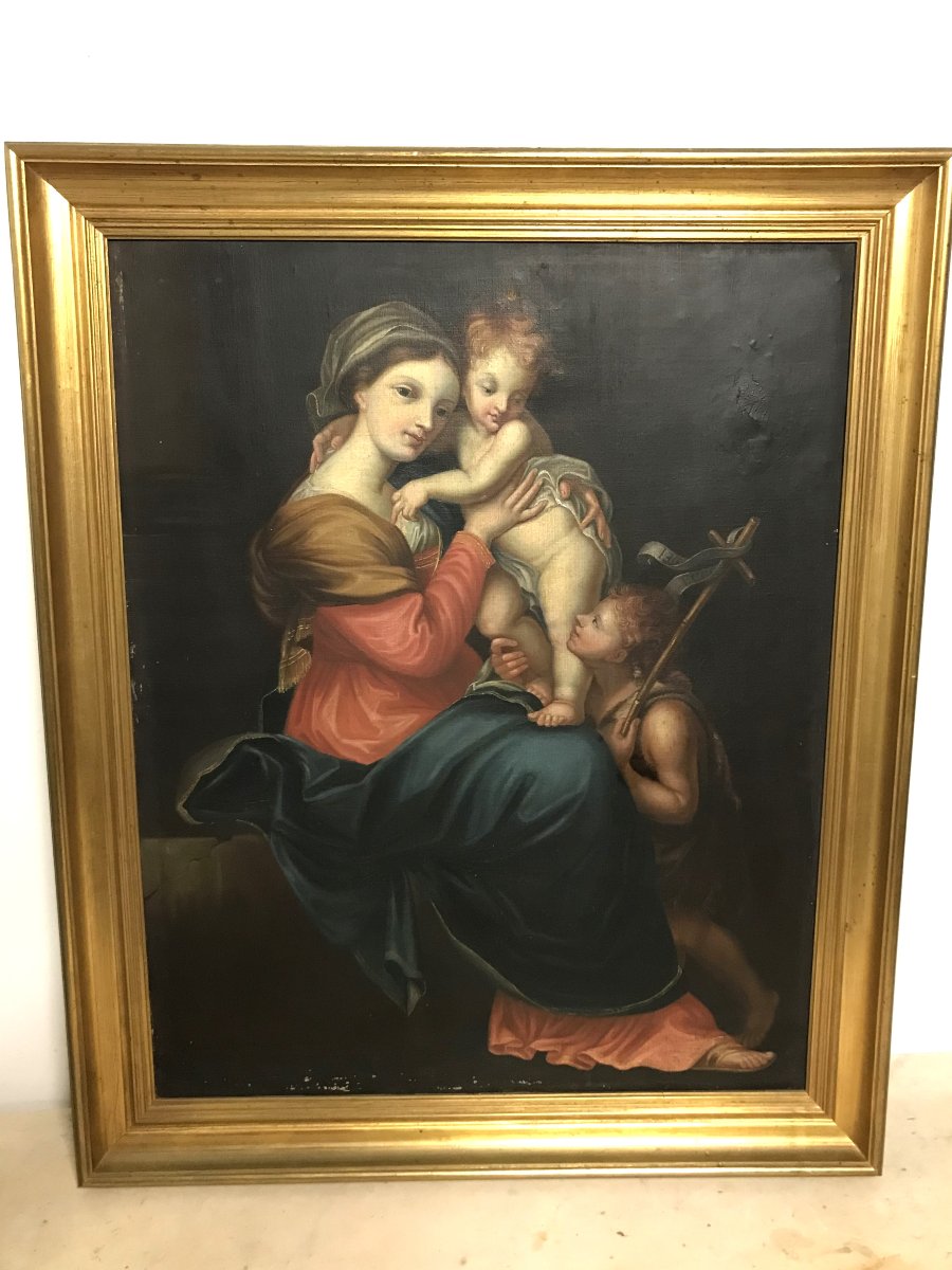 Vierge à l'enfant avec Saint-Jean Baptiste