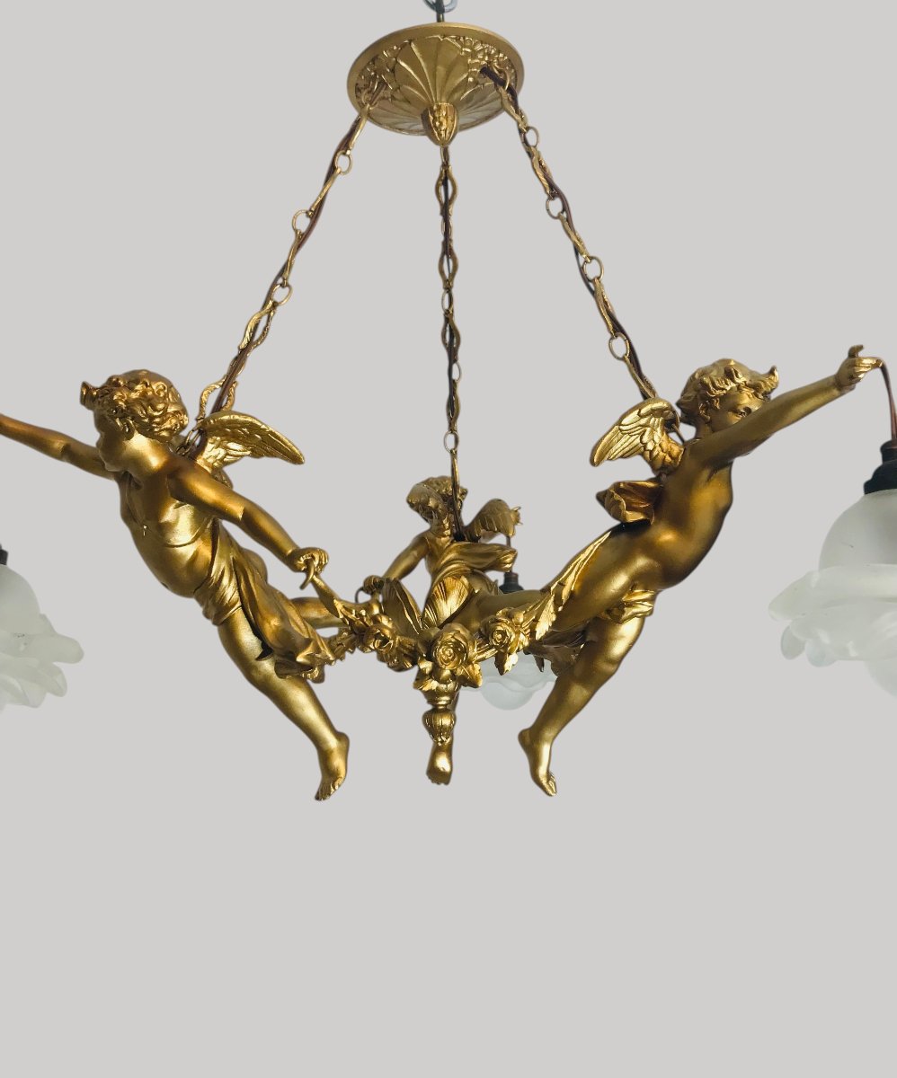 Chandelier With Angels-photo-3