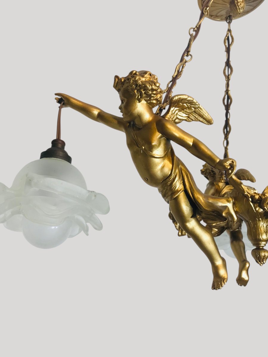 Chandelier With Angels-photo-4