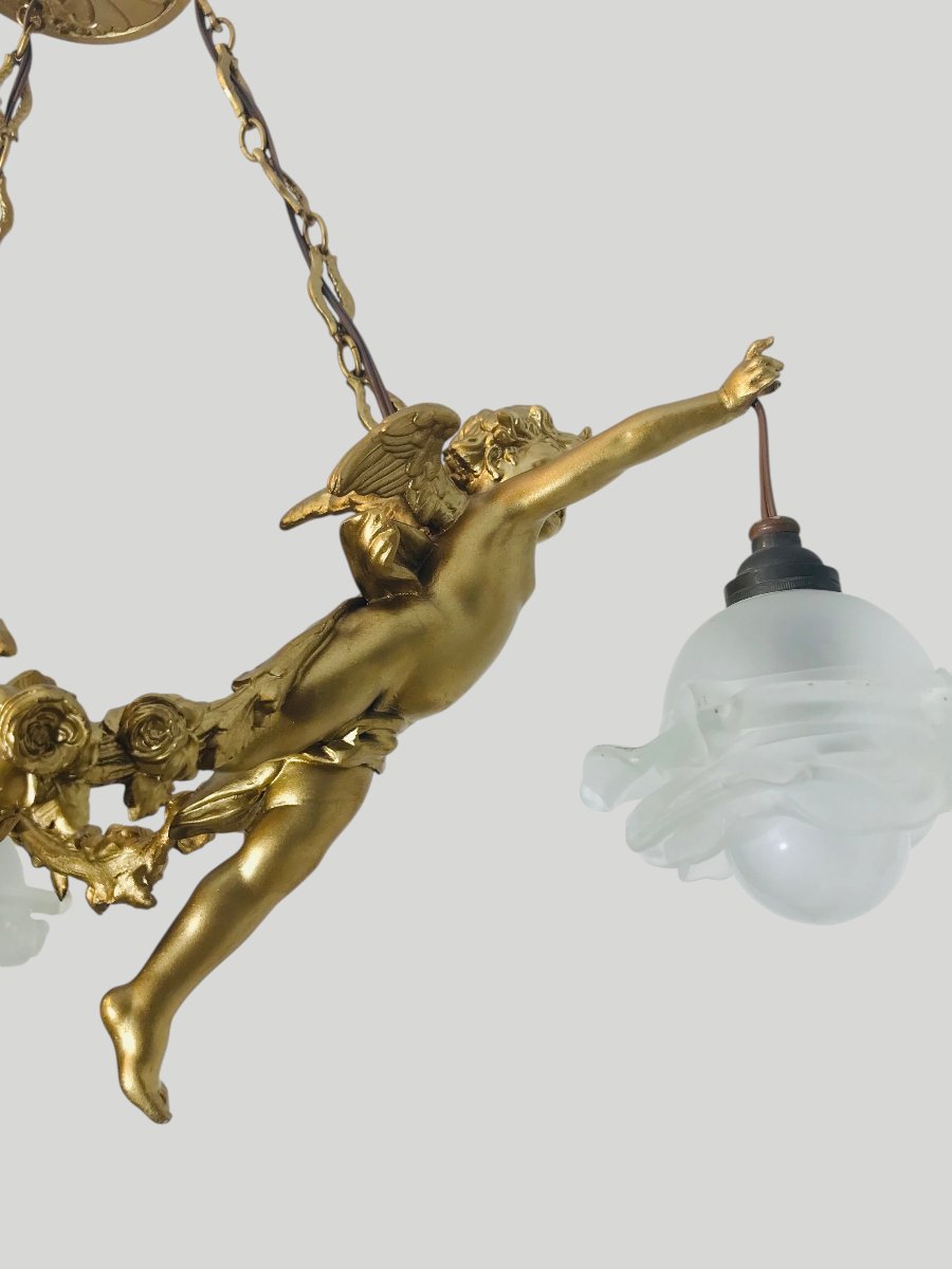 Chandelier With Angels-photo-3
