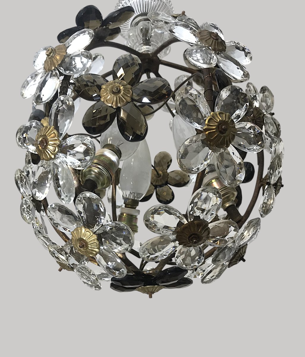Homemade Flower Ball Chandelier Rings-photo-4