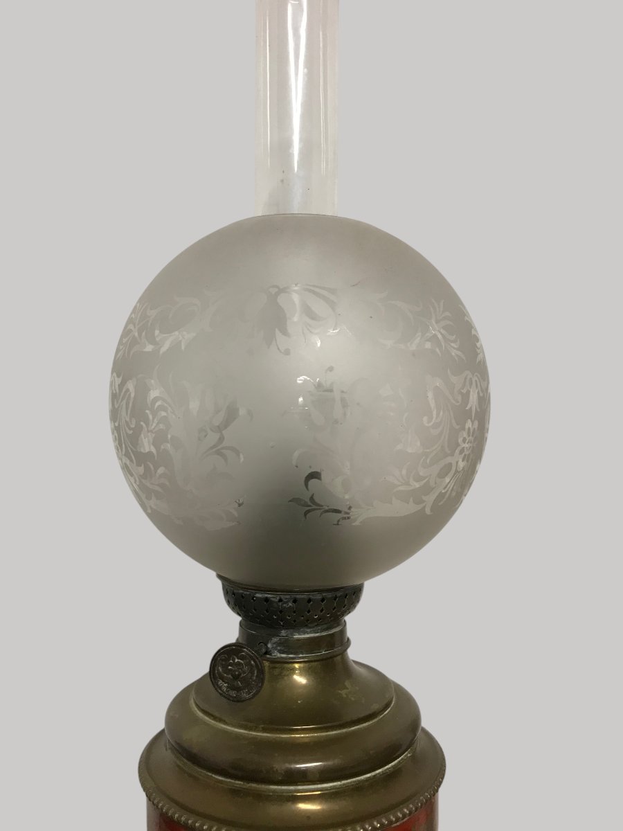 Paire de lampes à pétrole japonisantes-photo-5