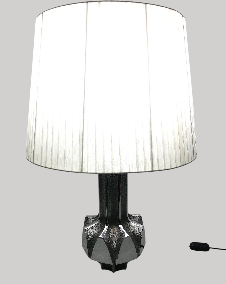 Lampe en métal Chromé -photo-4