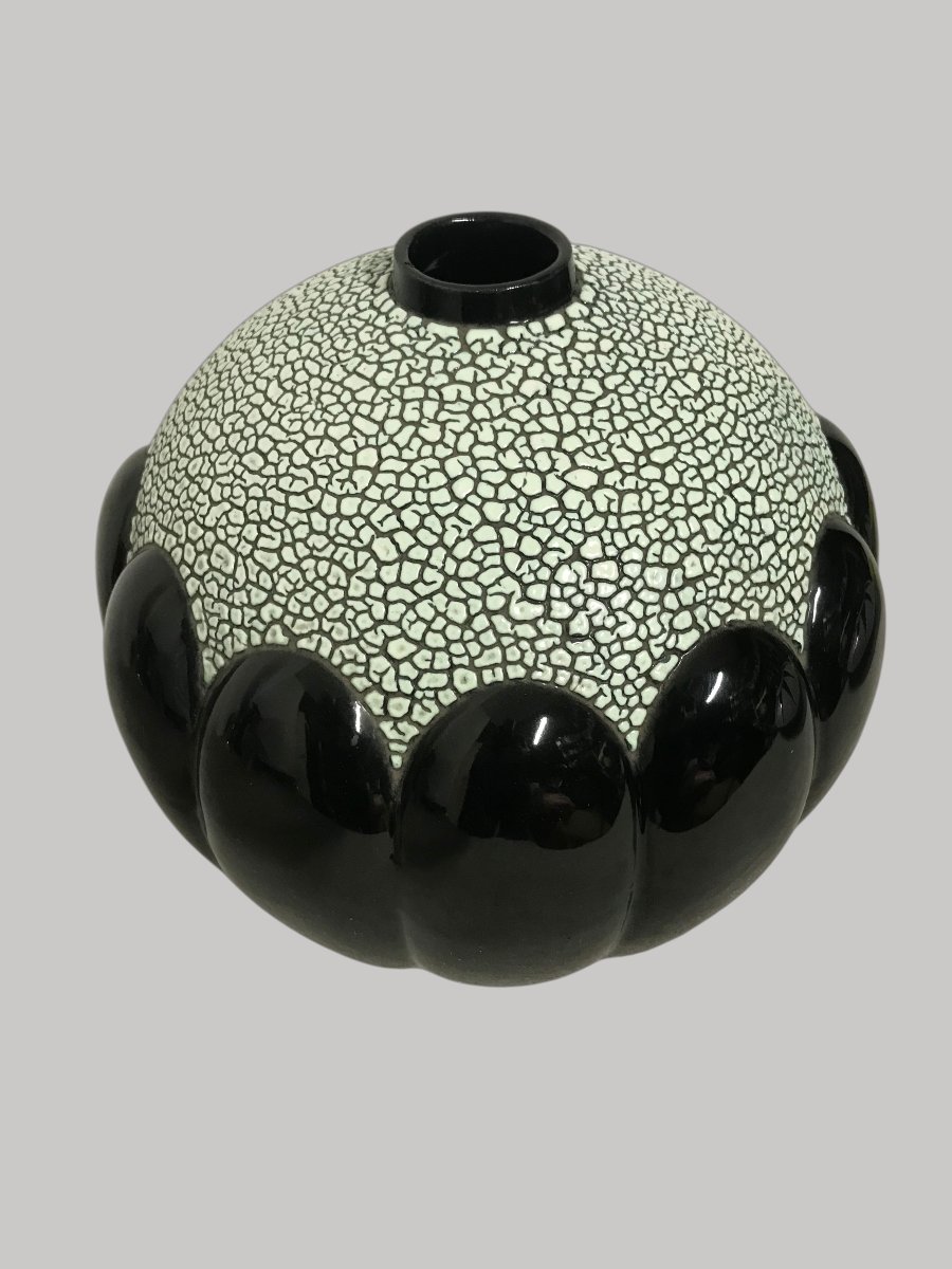 Vase Saint-Clément Art Déco modèle 712 vers 1930-photo-3