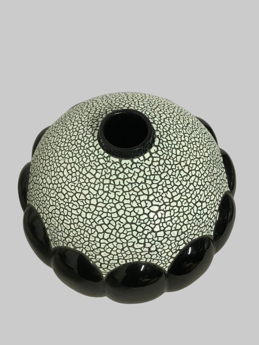 Vase Saint-Clément Art Déco modèle 712 vers 1930-photo-4