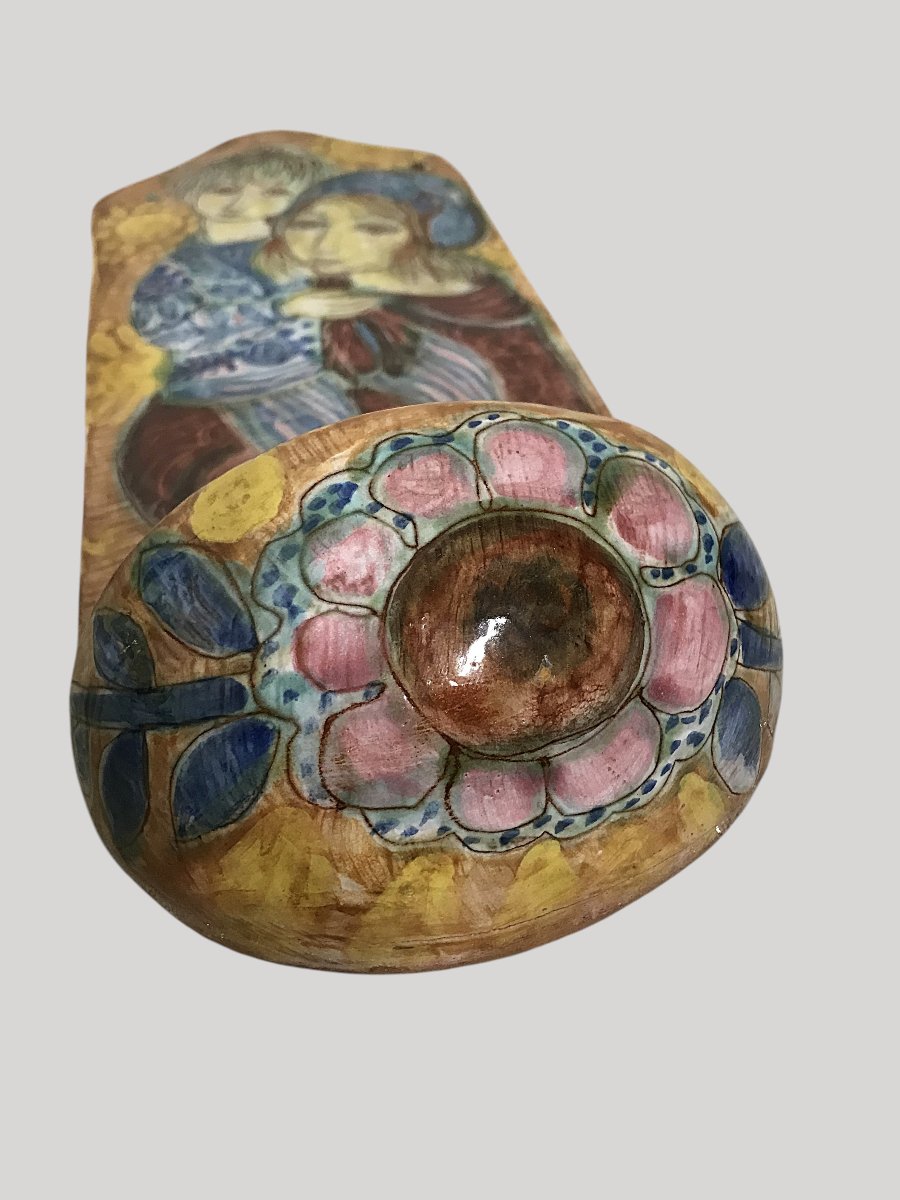 Wall-mounted Font – Virgin And Child By Geneviève Duboul (1913–2007)-photo-1