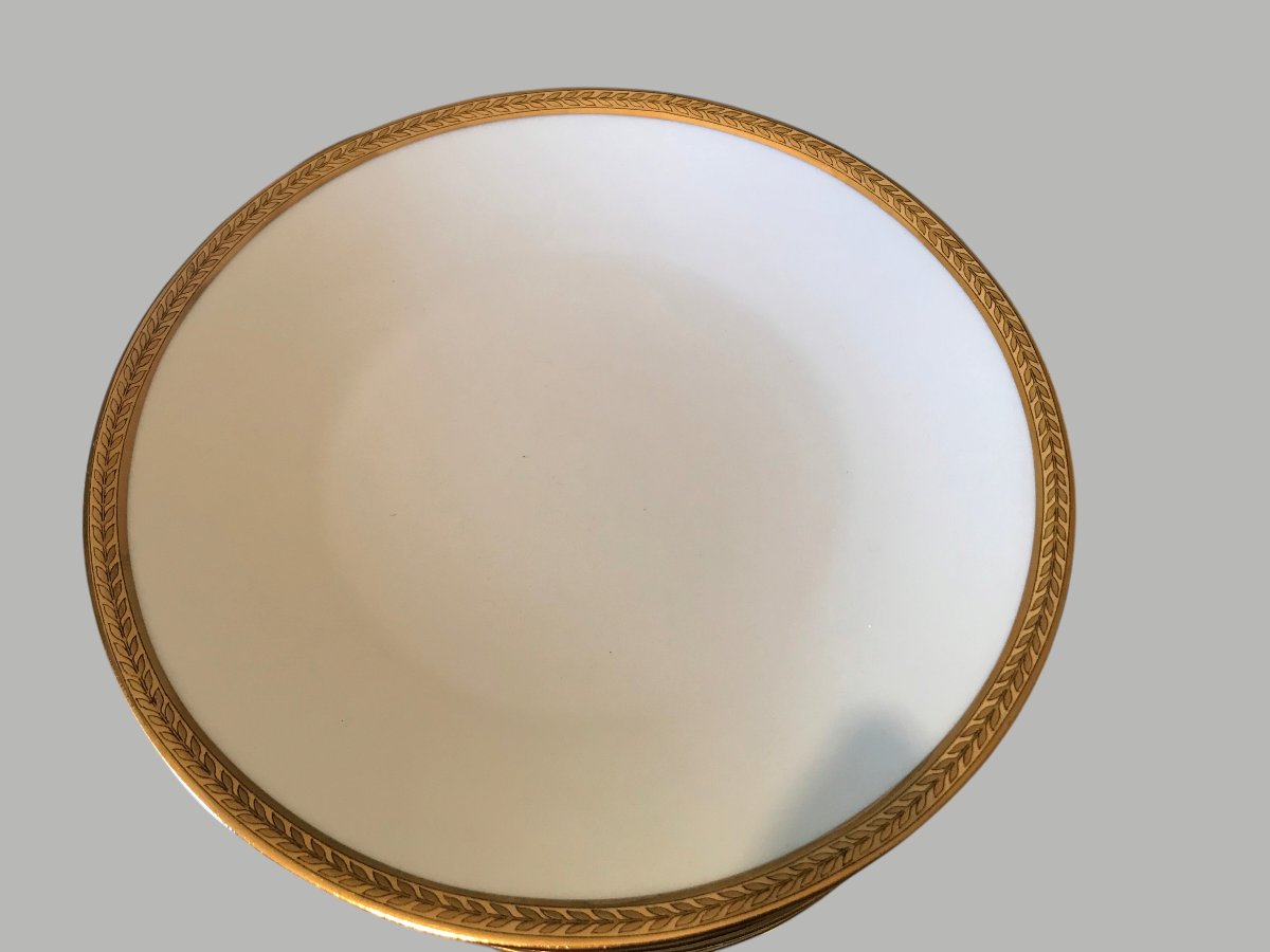 Superbe service de table en porcelaine de Limoges – Manufacture Chastagner -photo-3